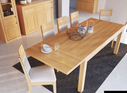 Esszimmer Gruppe Komplett Set Garnitur 7tlg Tisch Tische Massive Holz Möbel Neu